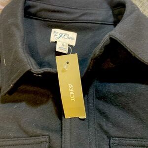 JCrew NWT black long sleeve shirt size small